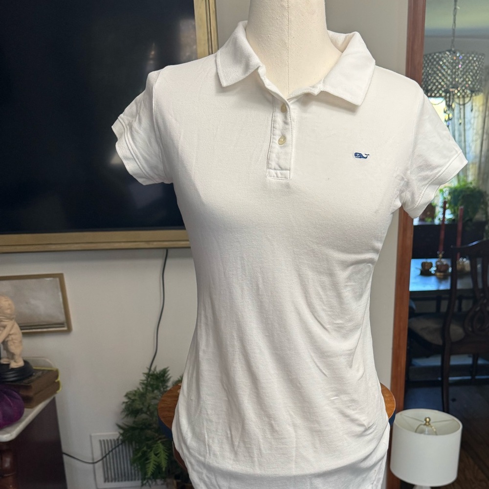 Vineyard Vines White Button Down Polo Dress or Tennis Dress - Picture 2 of 5